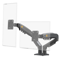 Buy NBMounts Dual Arm Gas Desk Monitor Mount - F160 - updated version in Cyprus, Nicosia, Limassol, Larnaka, Pafos