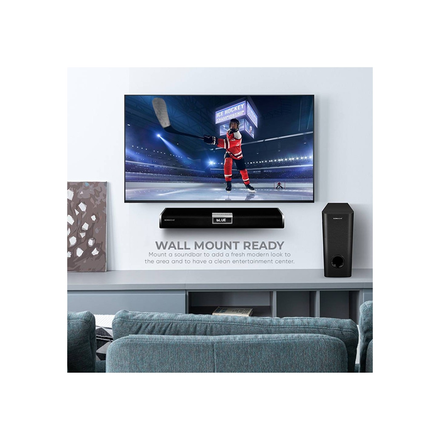 SonicGear SONICBAR - 5300BT - 140W Soundbar with Wireless SubWoofer BT & HDMI — Buy in Cyprus with Fast Delivery