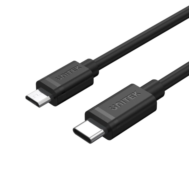 Buy Unitek MC USB-C 2.0 to Micro USB Cable - Y-C473BK - 1.0m in Cyprus, Nicosia, Limassol, Larnaka, Pafos