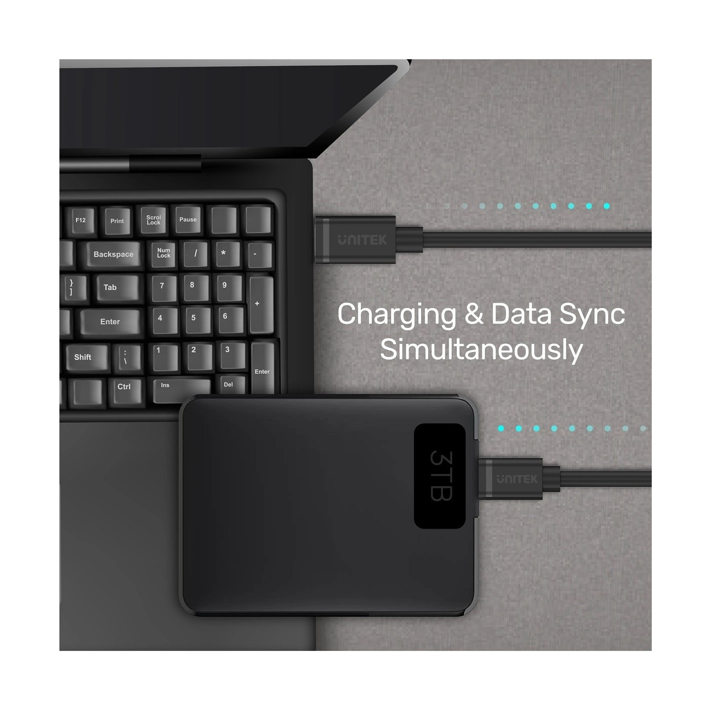 Unitek Y-C473BK USB-C 2.0 to Micro USB Cable 1m Black (Boxed) — Buy in Cyprus with Fast Delivery