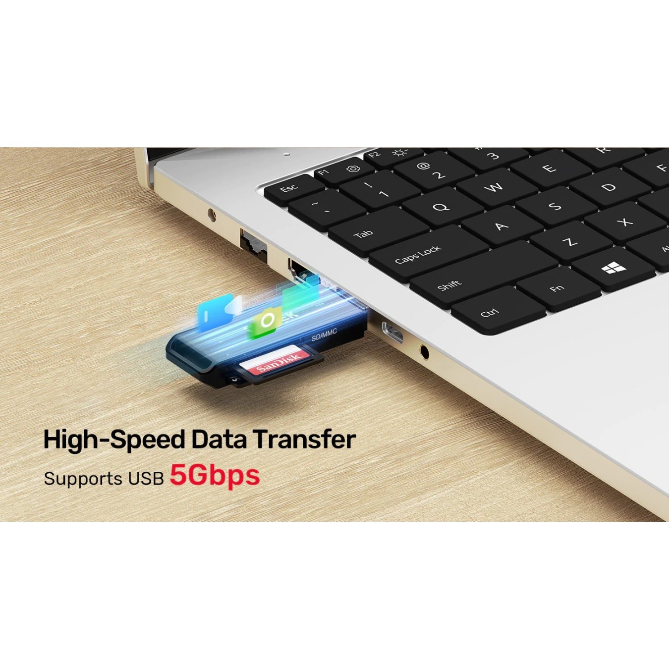 Unitek USB-A 3.0 to Micro SD SD Card Reader - Y-9327A - USB-A 3.0 to Micro SD SD Card Reader