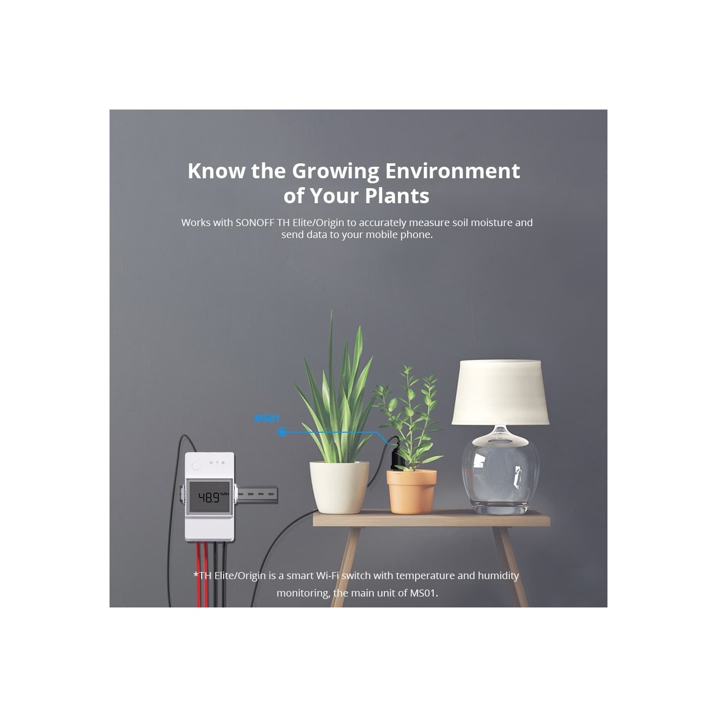 Sonoff Smart Sensor Soil Moisture - MS01 — Buy in Cyprus with Fast Delivery