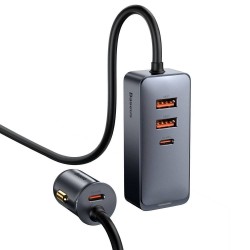 Buy Baseus Multi Port Car Charger - CCBT-A0G - Multi Port USBA+USBC Car Charger ... in Cyprus, Nicosia, Limassol, Larnaka, Pafos