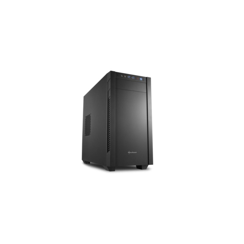 Buy Sharkoon S1000 Micro-ATX Tower Case - Black, Supports Micro-ATX/Mini-ITX, 40... in Cyprus, Nicosia, Limassol, Larnaka, Pafos