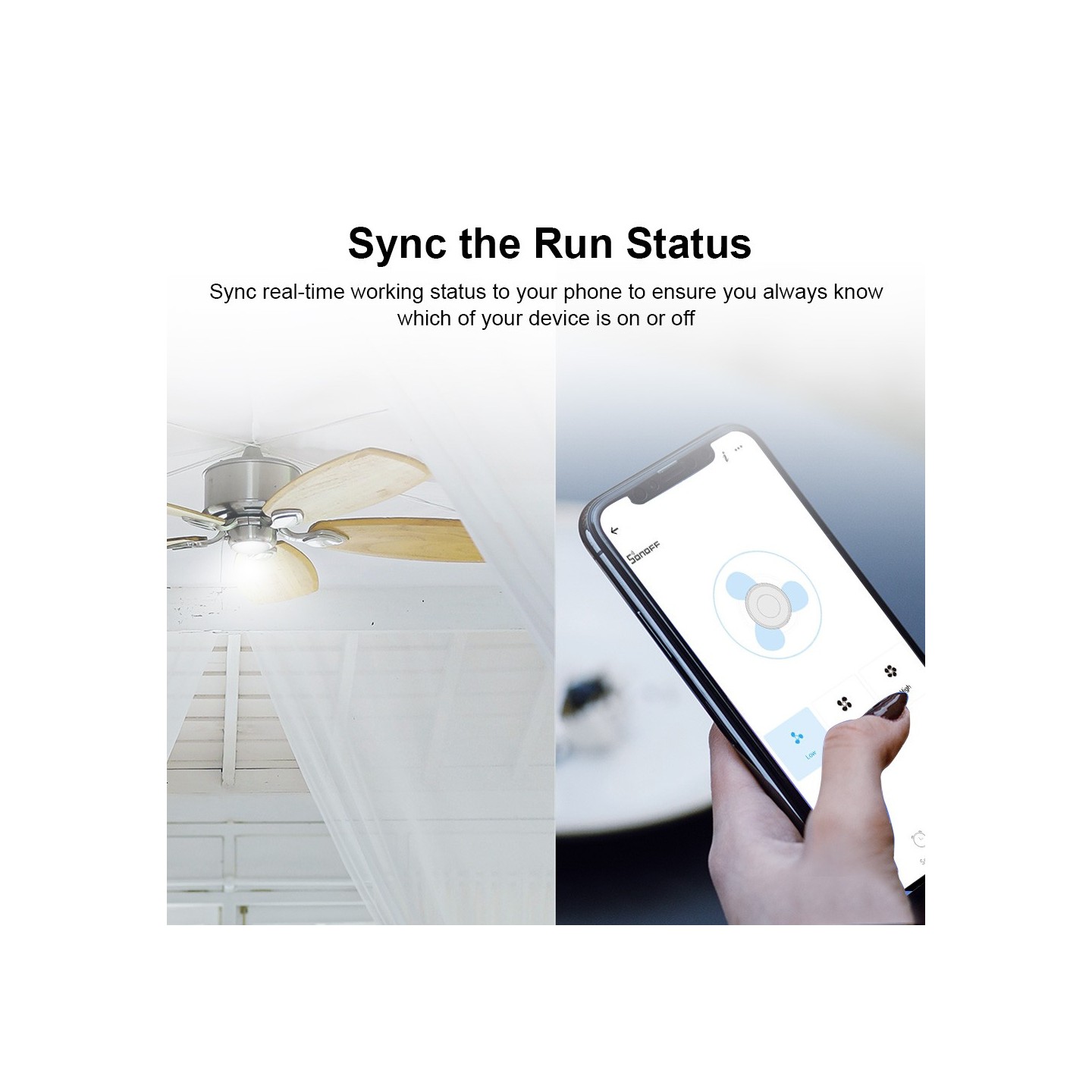 Sonoff WiFi Smart Ceiling Fan-Light Controller - IFAN04 - 3A — Buy in Cyprus with Fast Delivery