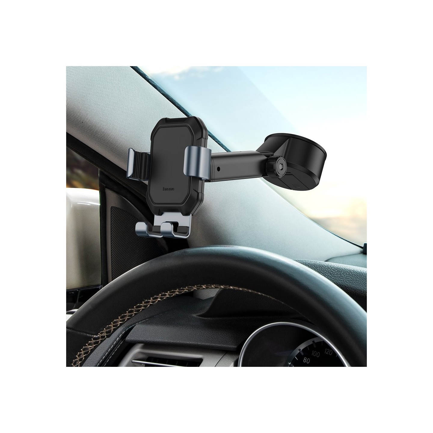 Baseus Tank Gravity Car Mount Holder with Suction Base - Tank Gravity, Suction Base — Buy in Cyprus with Fast Delivery