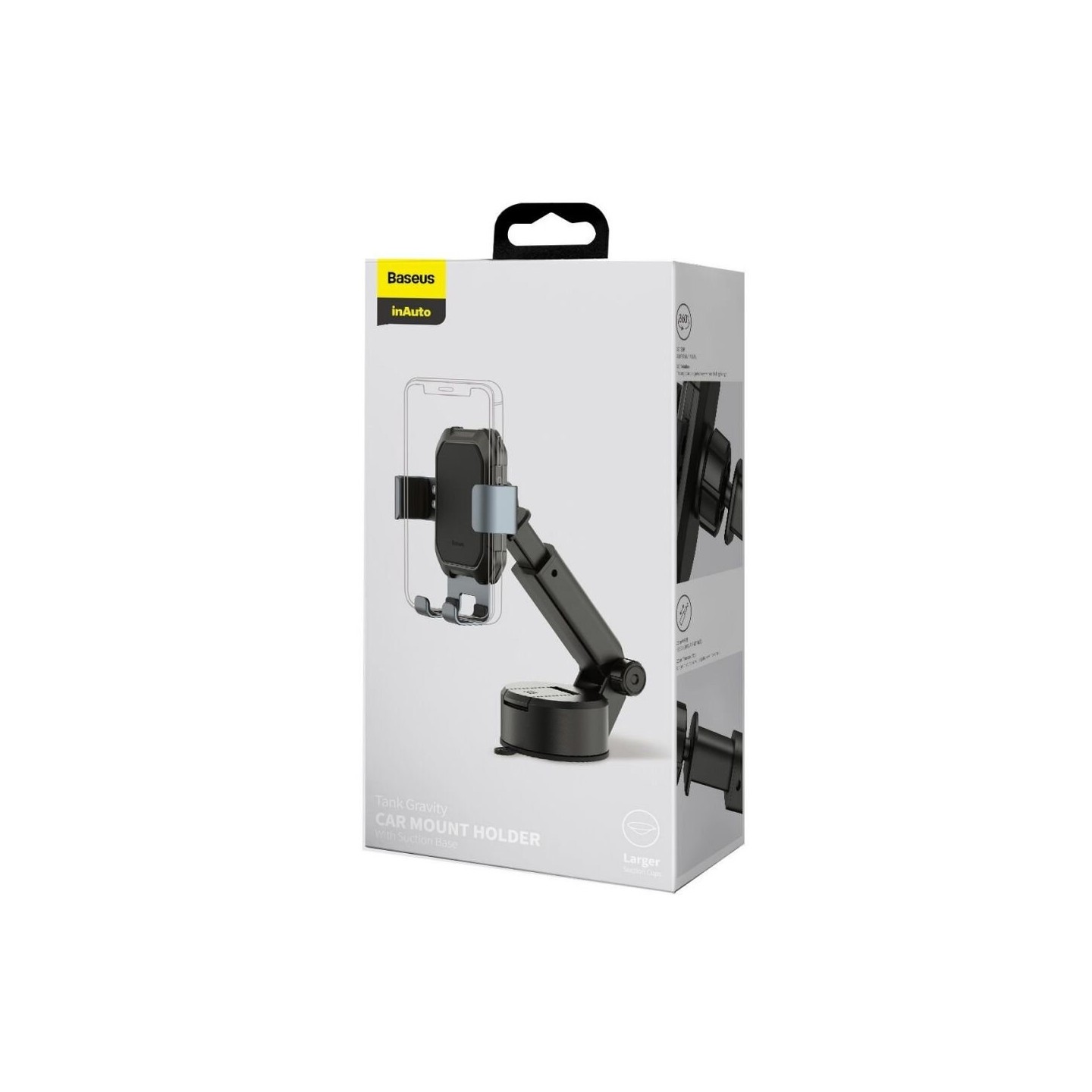 Baseus Tank Gravity Car Mount Holder with Suction Base - Tank Gravity, Suction Base — Buy in Cyprus with Fast Delivery