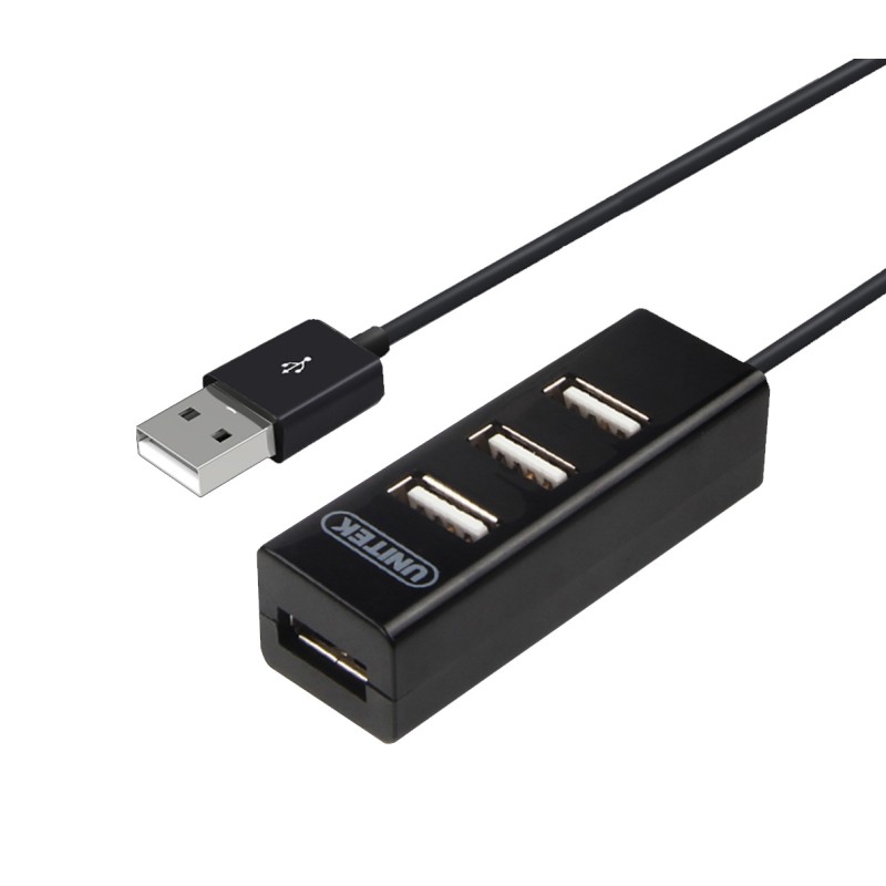 Buy Unitek USB2.0 4 Port Hub - Y-2140 - 0.8m in Cyprus, Nicosia, Limassol, Larnaka, Pafos