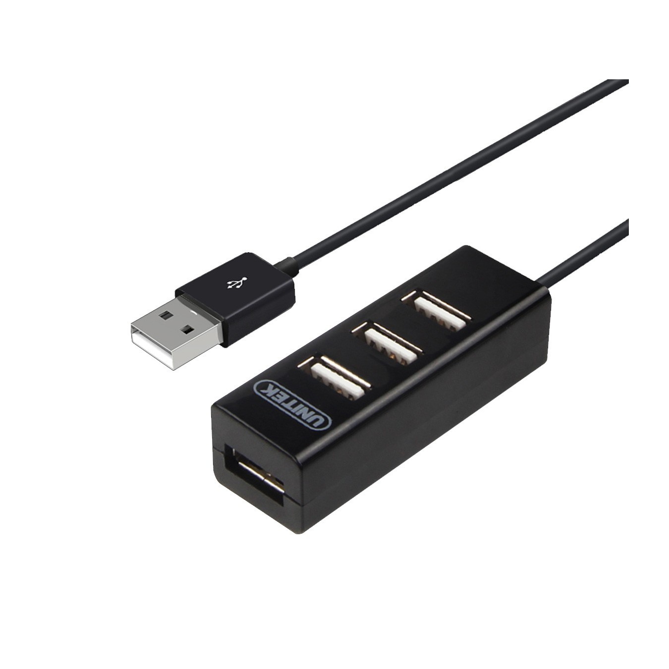 Unitek Y-2140 USB 2.0 4-Port Hub 0.8m - Black (Boxed) — Buy in Cyprus with Fast Delivery