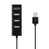 Unitek Y-2140 USB 2.0 4-Port Hub 0.8m - Black (Boxed) — Buy in Cyprus with Fast Delivery