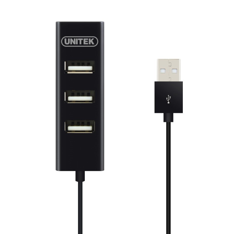 Buy Unitek USB2.0 4 Port Hub - Y-2140 - 0.8m in Cyprus, Nicosia, Limassol, Larnaka, Pafos