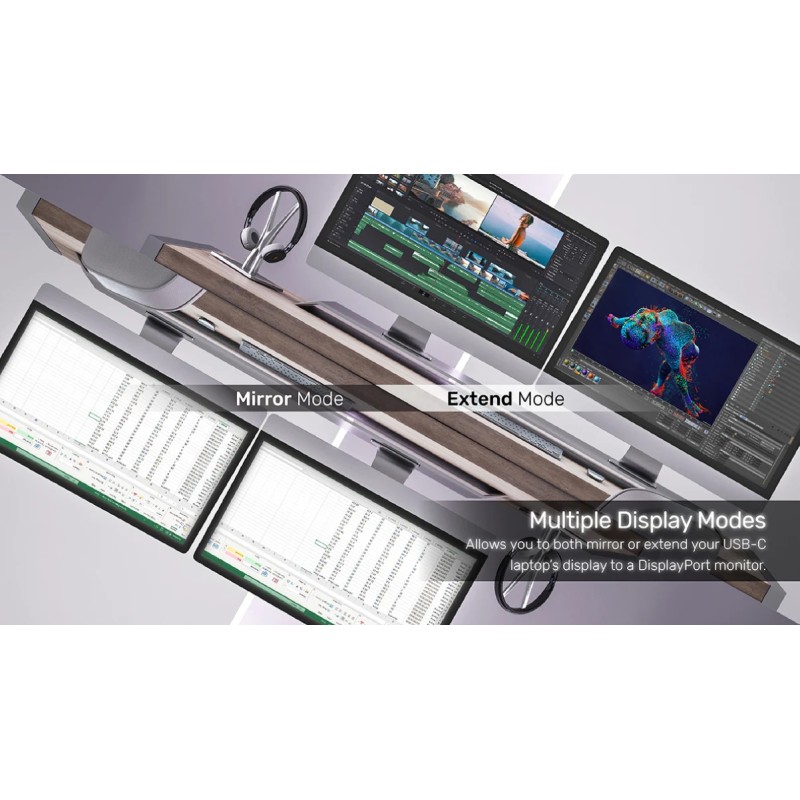 Buy Unitek Converter - V1423C - USB-C to DP1.4 Cable 8K60Hz 1.8m in Cyprus, Nicosia, Limassol, Larnaka, Pafos