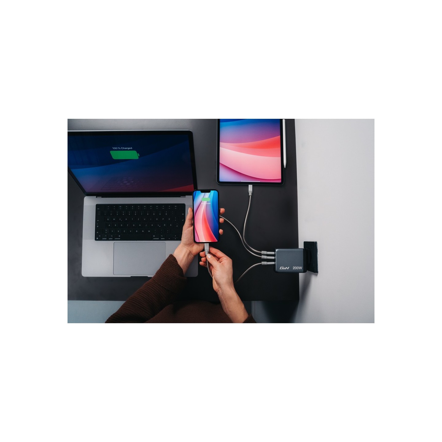 Verbatim GaN Charger 4 Port 200W USB A C - GNC-200 - (EU UK US) — Buy in Cyprus with Fast Delivery