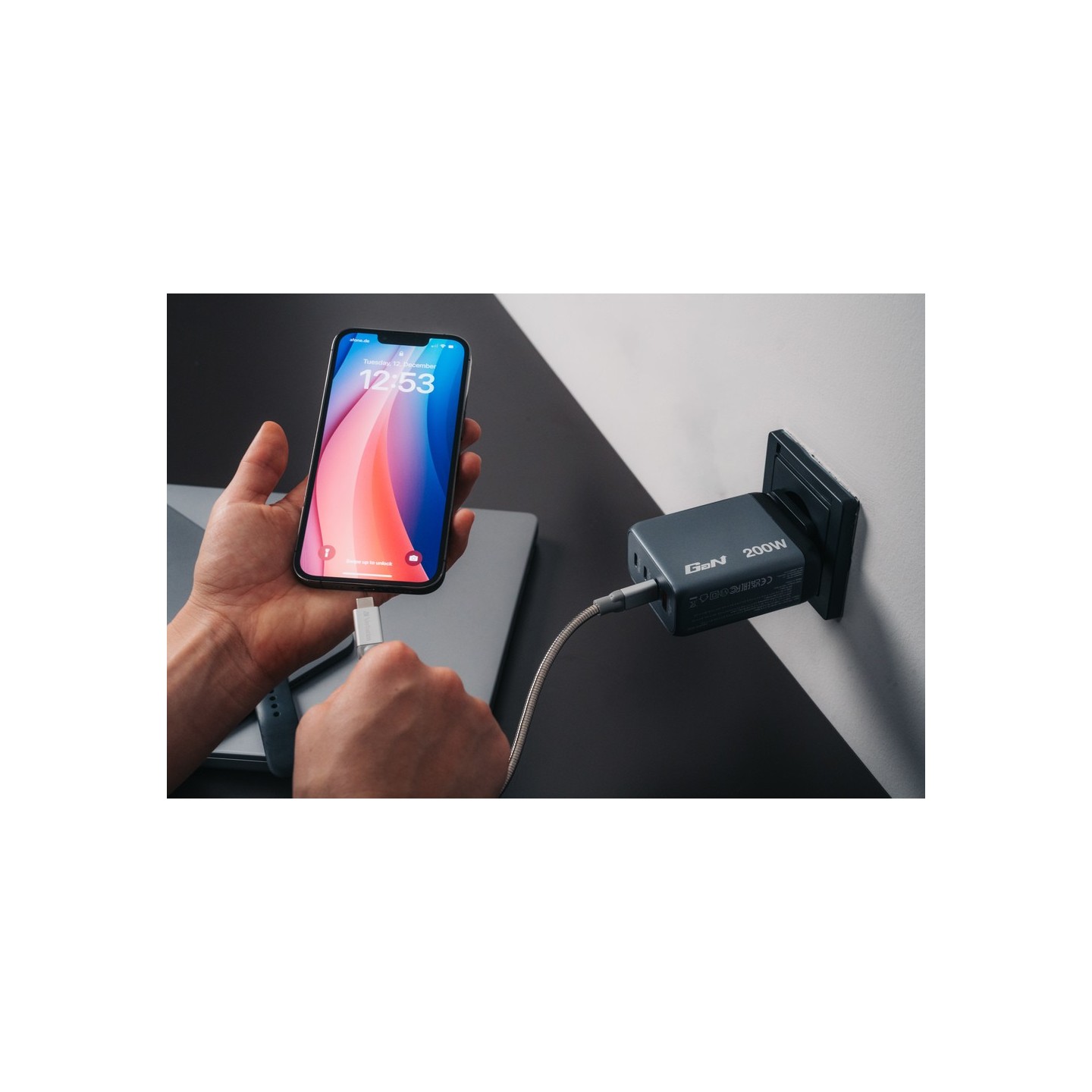 Verbatim GaN Charger 4 Port 200W USB A C - GNC-200 - (EU UK US) — Buy in Cyprus with Fast Delivery