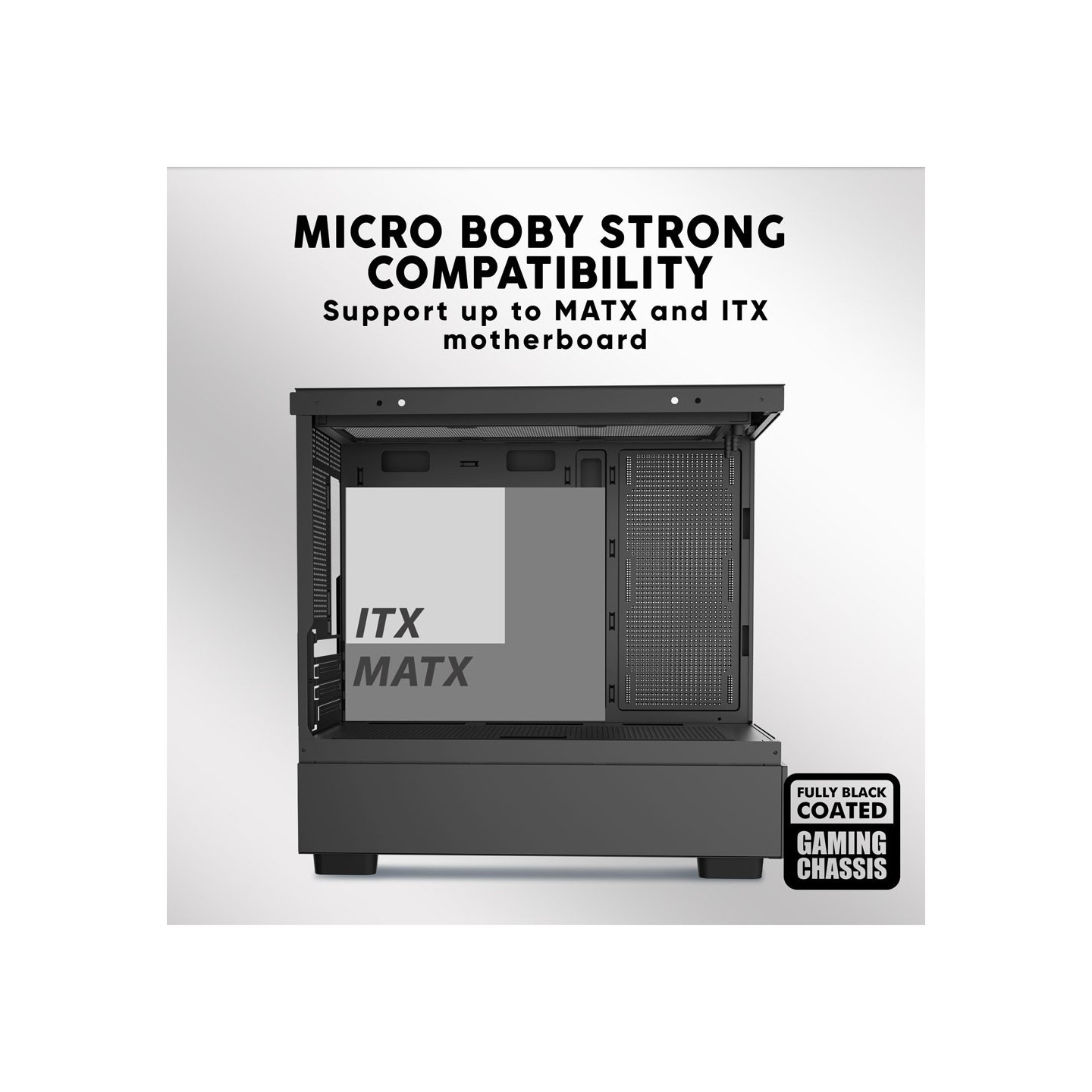 Armaggeddon Aquaron Duplex Pro mATX Dual-Chamber Case Black 420mm (Boxed) — Buy in Cyprus with Fast Delivery