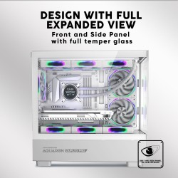 Armaggeddon Aquaron Duplex Pro mATX Dual-Chamber Case Black 420mm (Boxed) — Buy in Cyprus with Fast Delivery