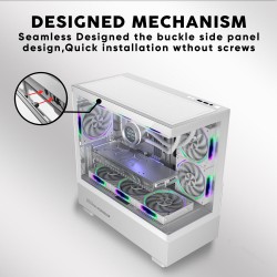 Armaggeddon Aquaron Duplex Pro mATX Dual-Chamber Case Black 420mm (Boxed) — Buy in Cyprus with Fast Delivery