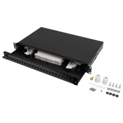 Buy Lanberg Fiber Optic ODF for 24xSC Simplex or 24xLC Duplex Adapters - RM Meta... in Cyprus, Nicosia, Limassol, Larnaka, Pafos