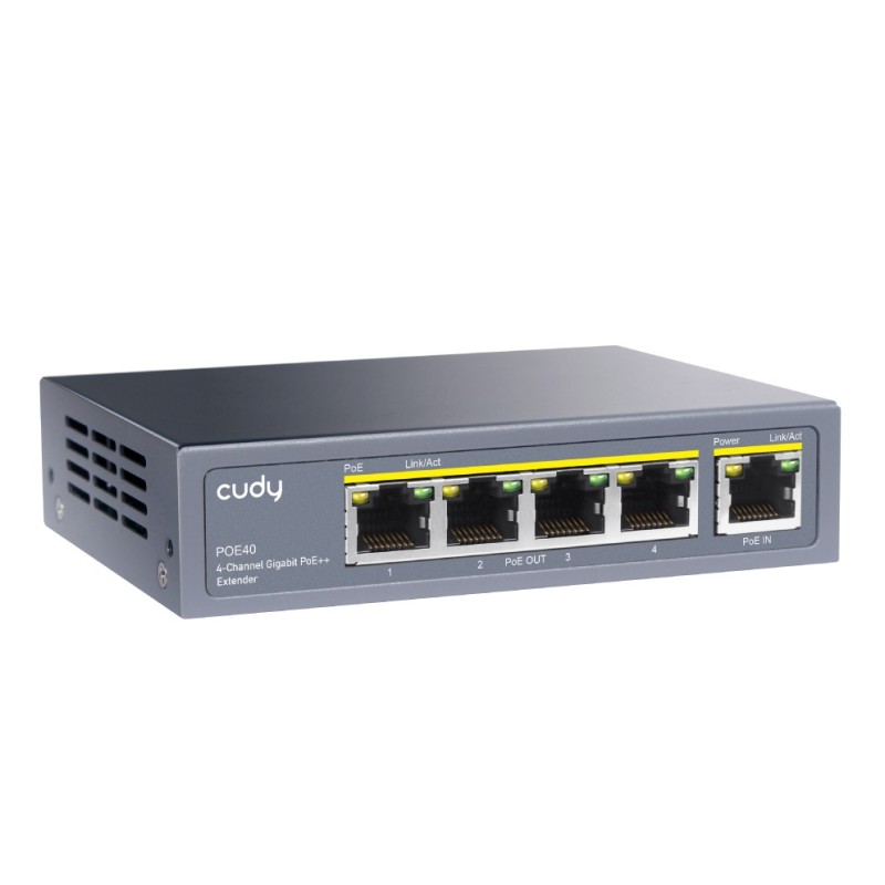 Buy Cudy - POE40 - 4-Channel Gigabit POE+ Extender 60W in Cyprus, Nicosia, Limassol, Larnaka, Pafos