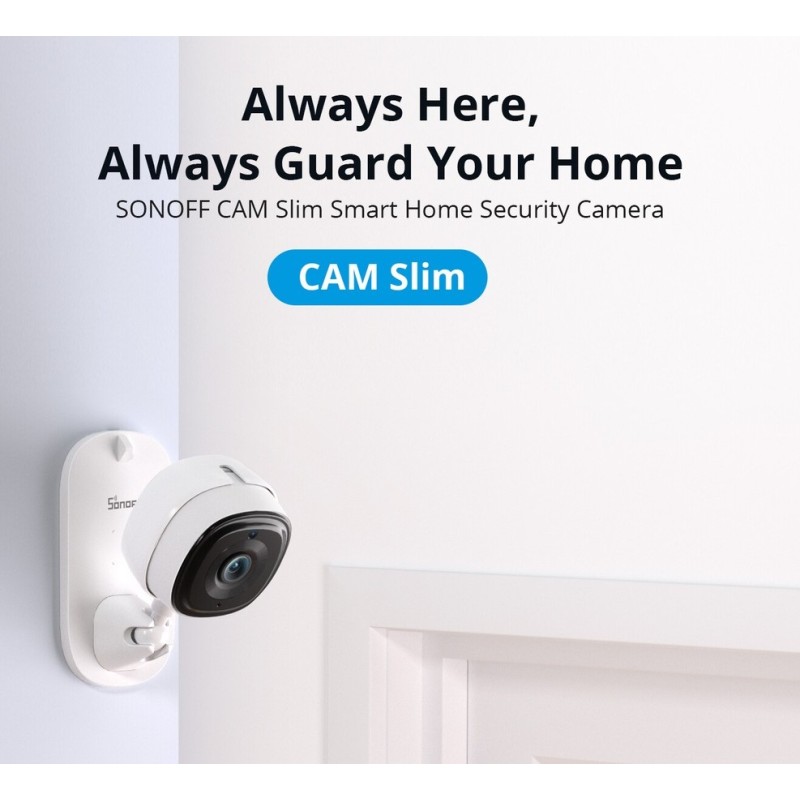 Buy Sonoff Smart WiFi IP Security Camera - CAM-Slim - includes 4 mounting method... in Cyprus, Nicosia, Limassol, Larnaka, Pafos