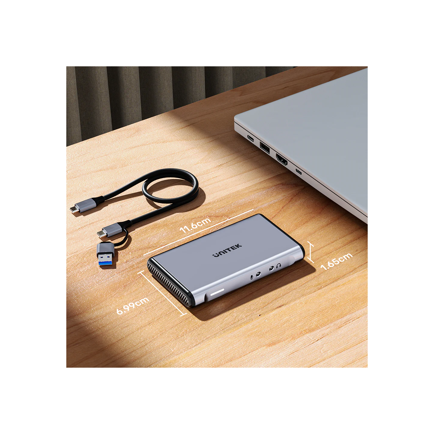 Unitek Capture Card - V1177A - 4K60Hz 3.5mm Audio & Dual HDMI Loop Out — Buy in Cyprus with Fast Delivery