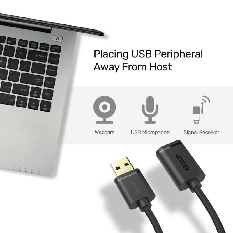 Buy Unitek UCE USB-A 3.0 Extension Cable 0.5m - Y-C456GBK - USB-A 3.0 Extension ... in Cyprus, Nicosia, Limassol, Larnaka, Pafos
