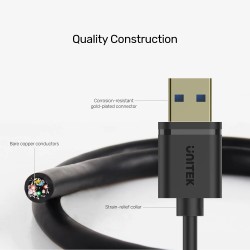 Buy Unitek UCE USB-A 3.0 Extension Cable 0.5m - Y-C456GBK - USB-A 3.0 Extension ... in Cyprus, Nicosia, Limassol, Larnaka, Pafos