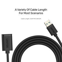 Buy Unitek UCE USB-A 3.0 Extension Cable 0.5m - Y-C456GBK - USB-A 3.0 Extension ... in Cyprus, Nicosia, Limassol, Larnaka, Pafos
