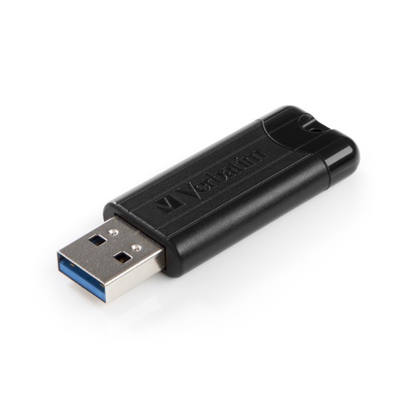 Buy Verbatim USB Drive - 3.2 Pinstripe 256GB Black in Cyprus, Nicosia, Limassol, Larnaka, Pafos