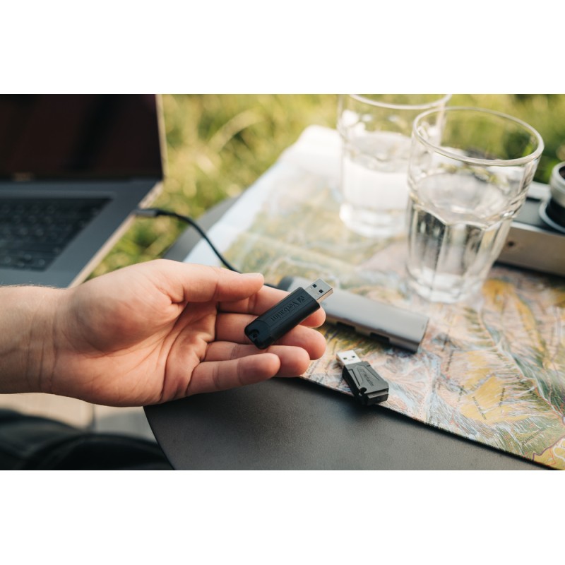 Buy Verbatim USB Drive - 3.2 Pinstripe 256GB Black in Cyprus, Nicosia, Limassol, Larnaka, Pafos