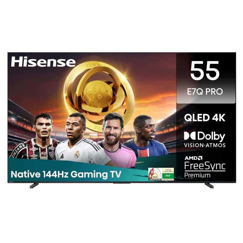 Buy Hisense TV - 55E7Q PRO - 55'' 4K Smart QLED TV 144 Hz in Cyprus, Nicosia, Limassol, Larnaka, Pafos