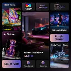 Buy Hisense TV - 55E7Q PRO - 55'' 4K Smart QLED TV 144 Hz in Cyprus, Nicosia, Limassol, Larnaka, Pafos