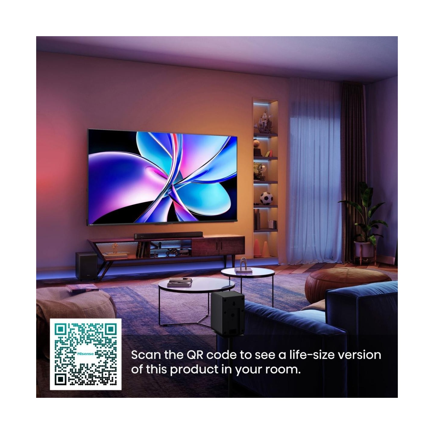 Hisense TV - 55E7Q PRO - 55'' 4K Smart QLED TV 144 Hz — Buy in Cyprus with Fast Delivery