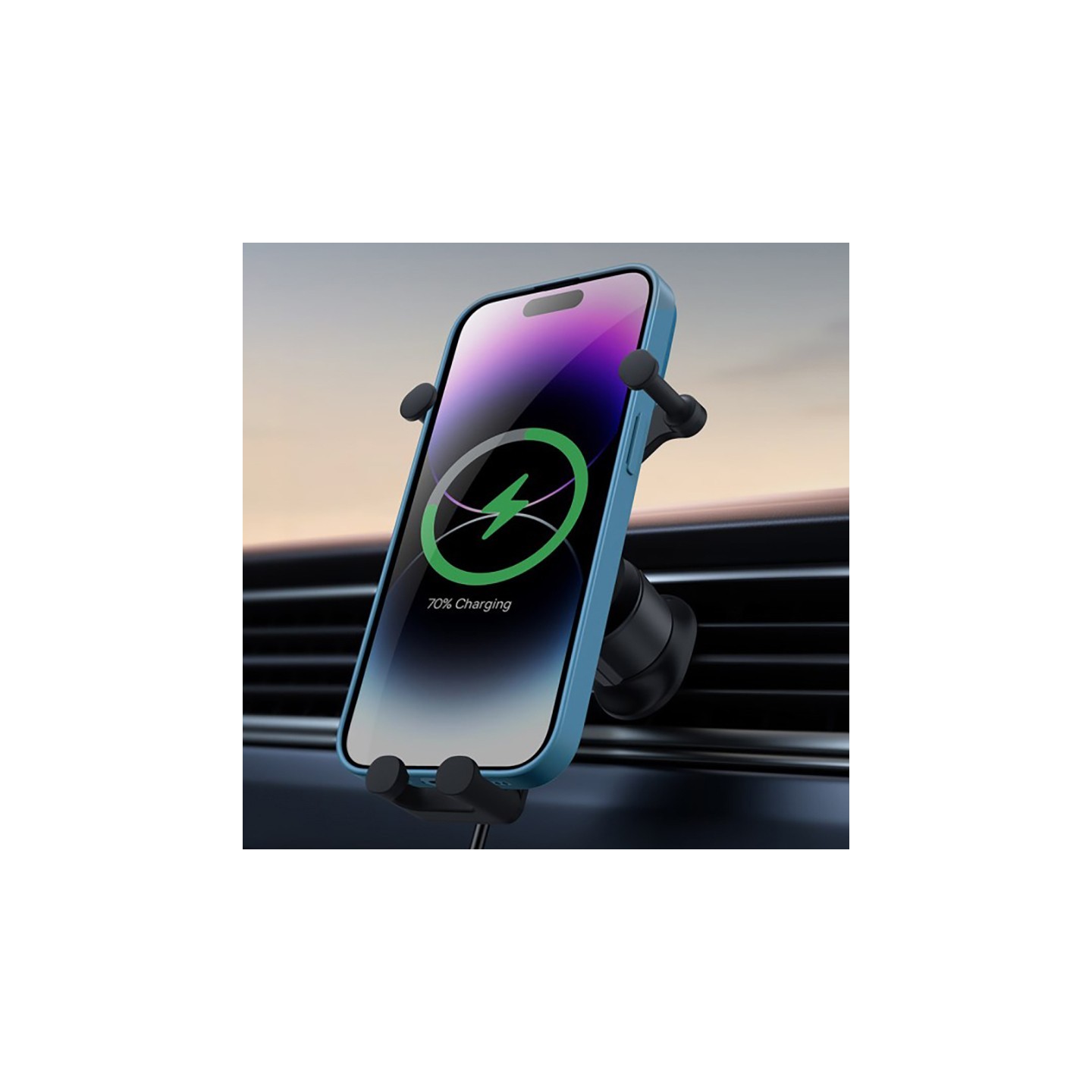 Baseus 15W Wireless AirVent Car Charger & Mount - SUWX030001 - AirVent — Buy in Cyprus with Fast Delivery