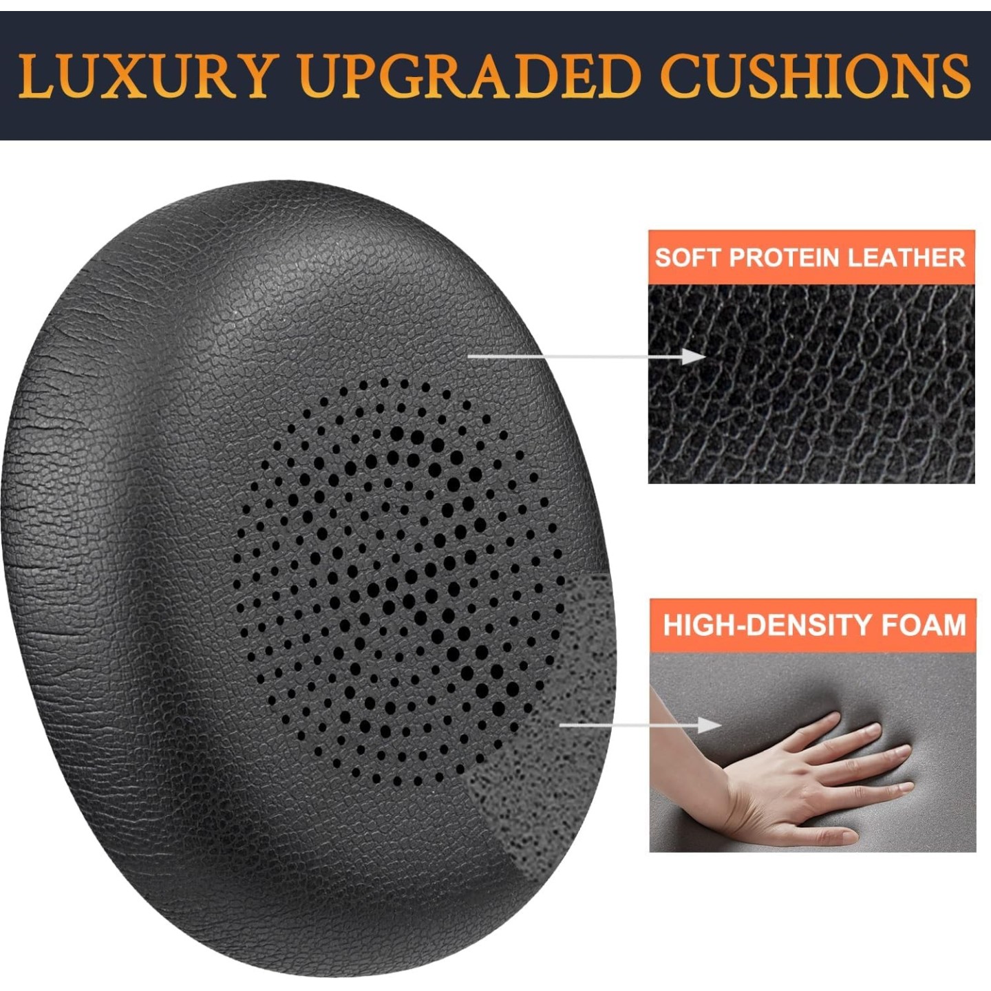 Yealink Headset Leather Ear Cushion - UH35 UH37 - for UH35 UH37 (1 Pair) — Buy in Cyprus with Fast Delivery