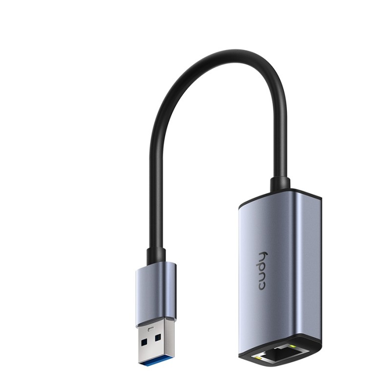 Cudy Converter USB-A to Gigabit LAN - UE10A - Aluminium — Buy in Cyprus with Fast Delivery