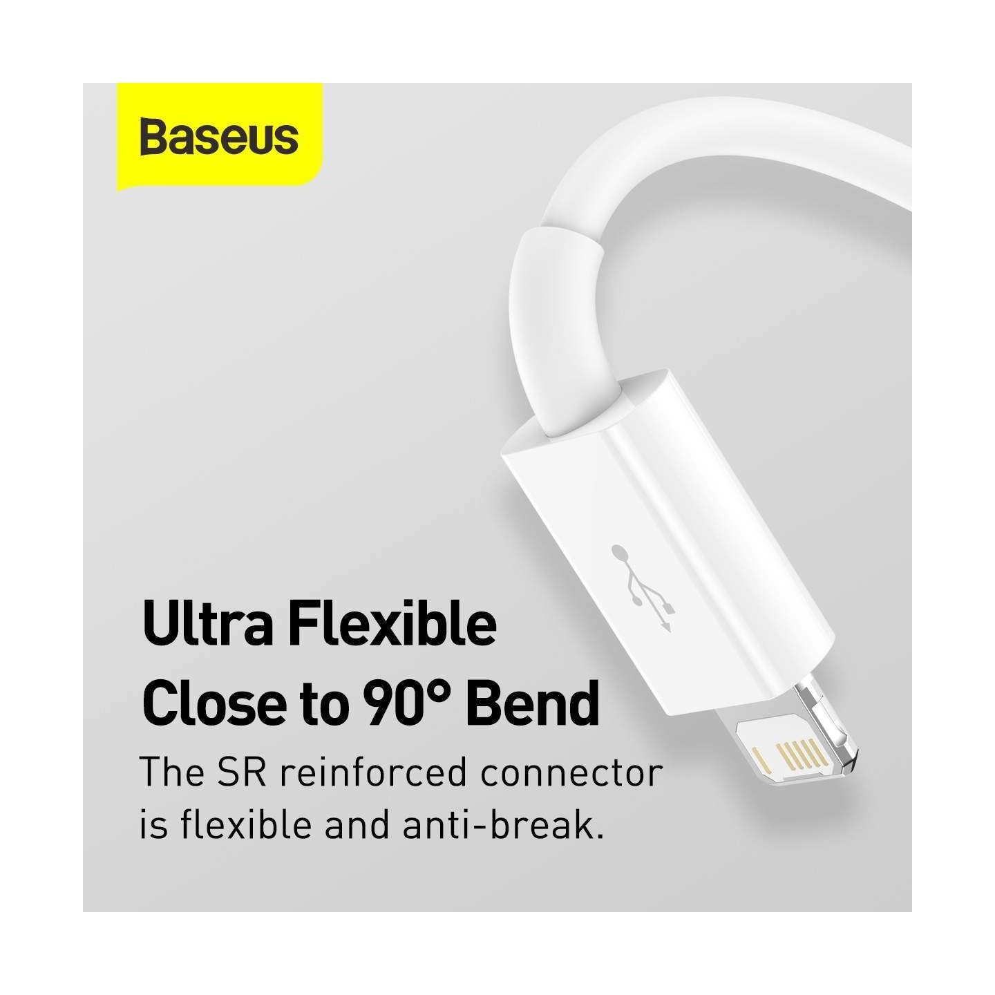 Baseus Cable Superior Series - 3-in-1 1.5m White — Buy in Cyprus with Fast Delivery