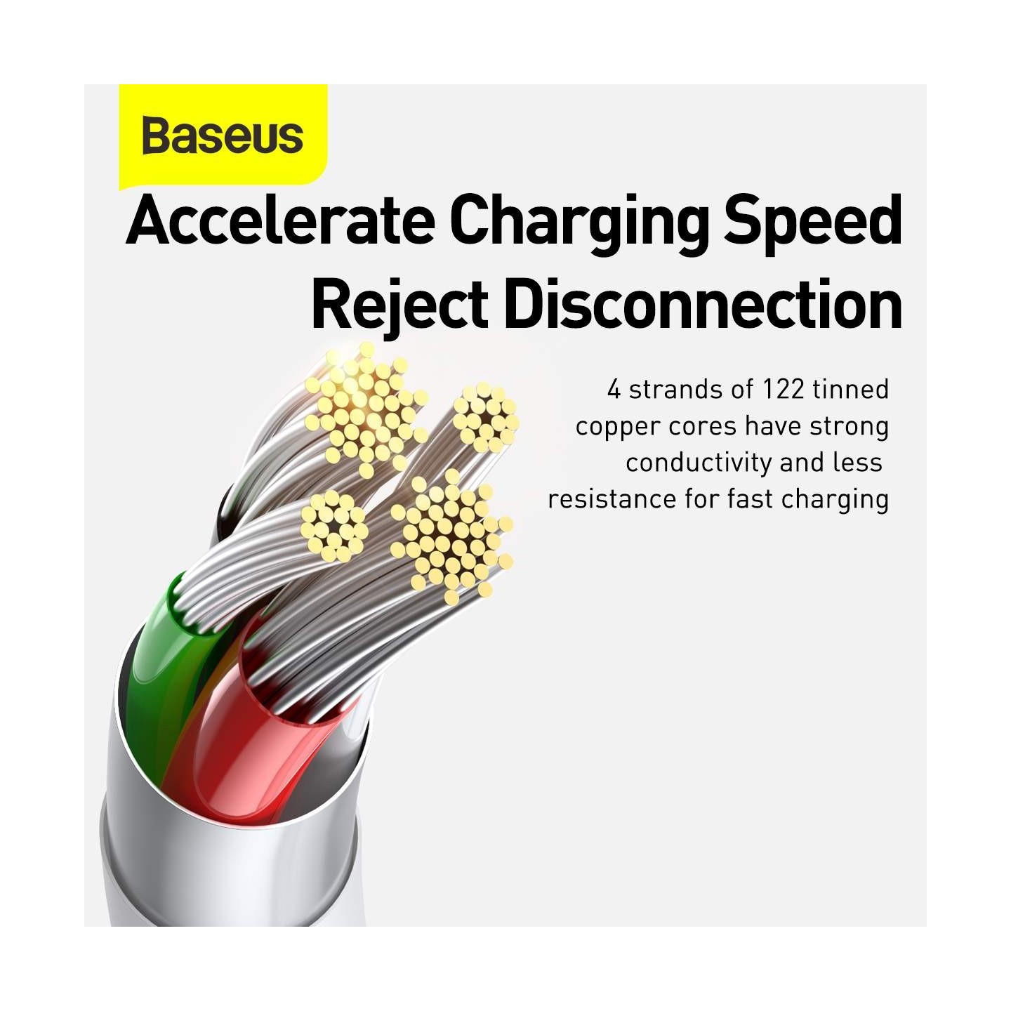 Baseus Cable Superior Series - 3-in-1 1.5m White — Buy in Cyprus with Fast Delivery