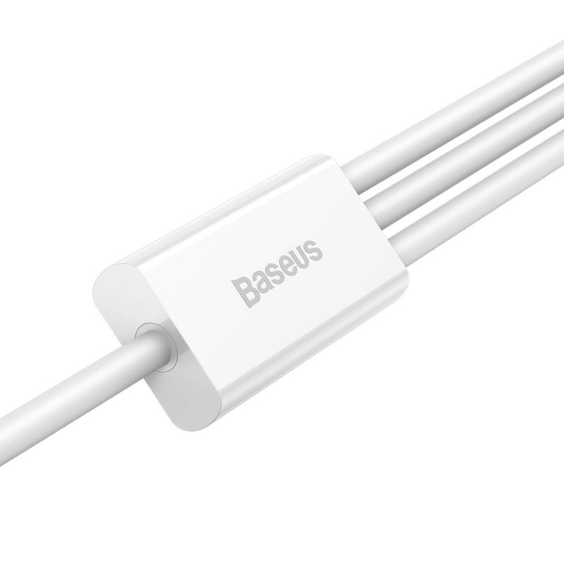 Buy Baseus Cable Superior Series - 3-in-1 1.5m White in Cyprus, Nicosia, Limassol, Larnaka, Pafos