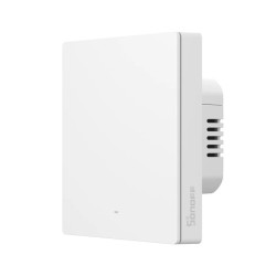 Sonoff Zigbee WiFi Smart Wall Mechanical Switch (No neutral) 1-Button White - M5 - No neutral, 1-Button White