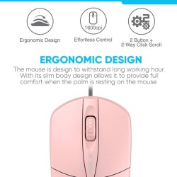 Alcatroz ASIC 2 Black Wired Optical Mouse 1600 CPI (Blister) — Buy in Cyprus with Fast Delivery