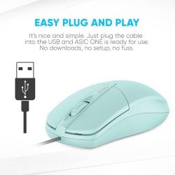 Alcatroz ASIC 2 Black Wired Optical Mouse 1600 CPI (Blister) — Buy in Cyprus with Fast Delivery