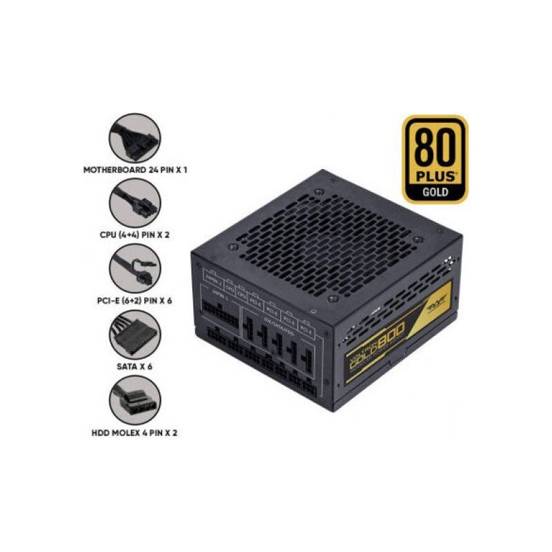 Buy Armaggeddon Power Supply - VOLTRON GOLD 800 - Certified 800W Modular Gaming ... in Cyprus, Nicosia, Limassol, Larnaka, Pafos