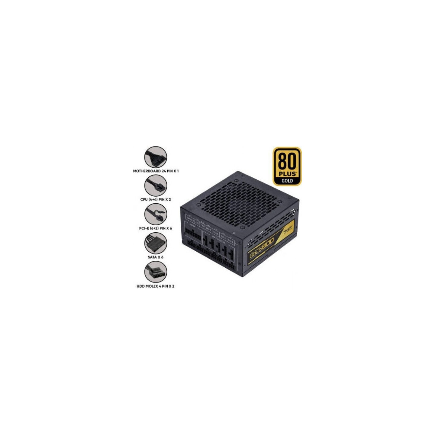Armaggeddon Voltron Gold 800 80+ Gold 800W Fully Modular PSU (Boxed) — Buy in Cyprus with Fast Delivery