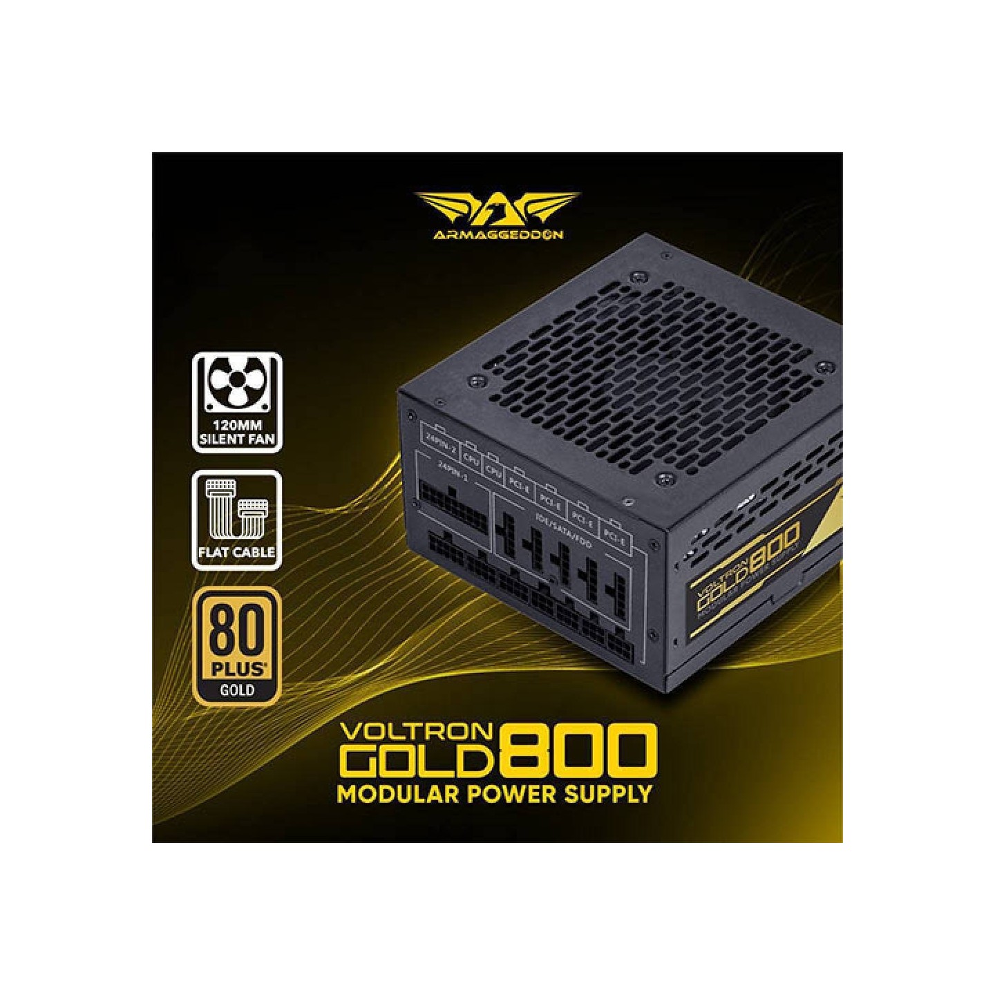 Armaggeddon Voltron Gold 800 80+ Gold 800W Fully Modular PSU (Boxed) — Buy in Cyprus with Fast Delivery