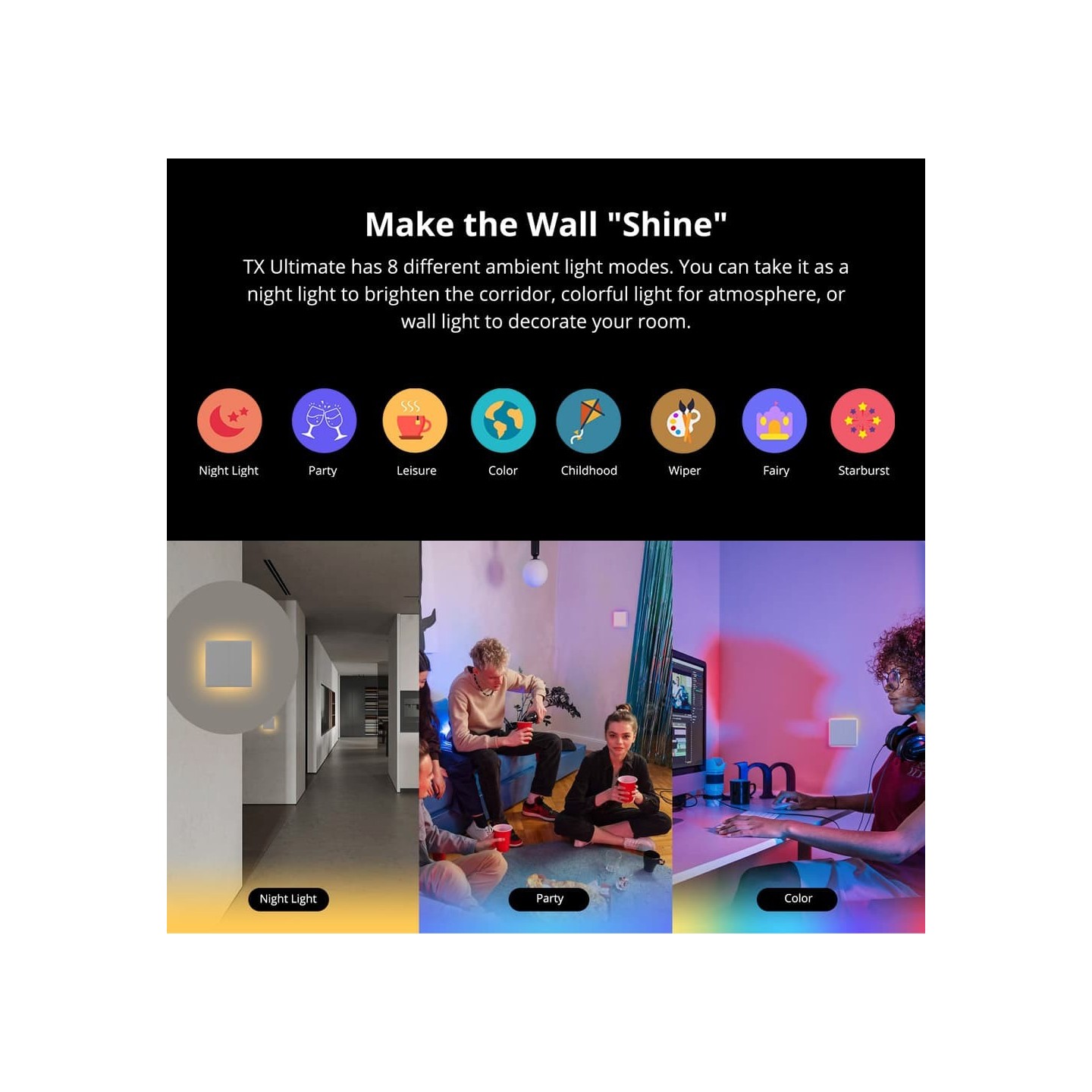 Sonoff Smart Wall Touch Switch - T53C-WiFi - 3-Button White — Buy in Cyprus with Fast Delivery