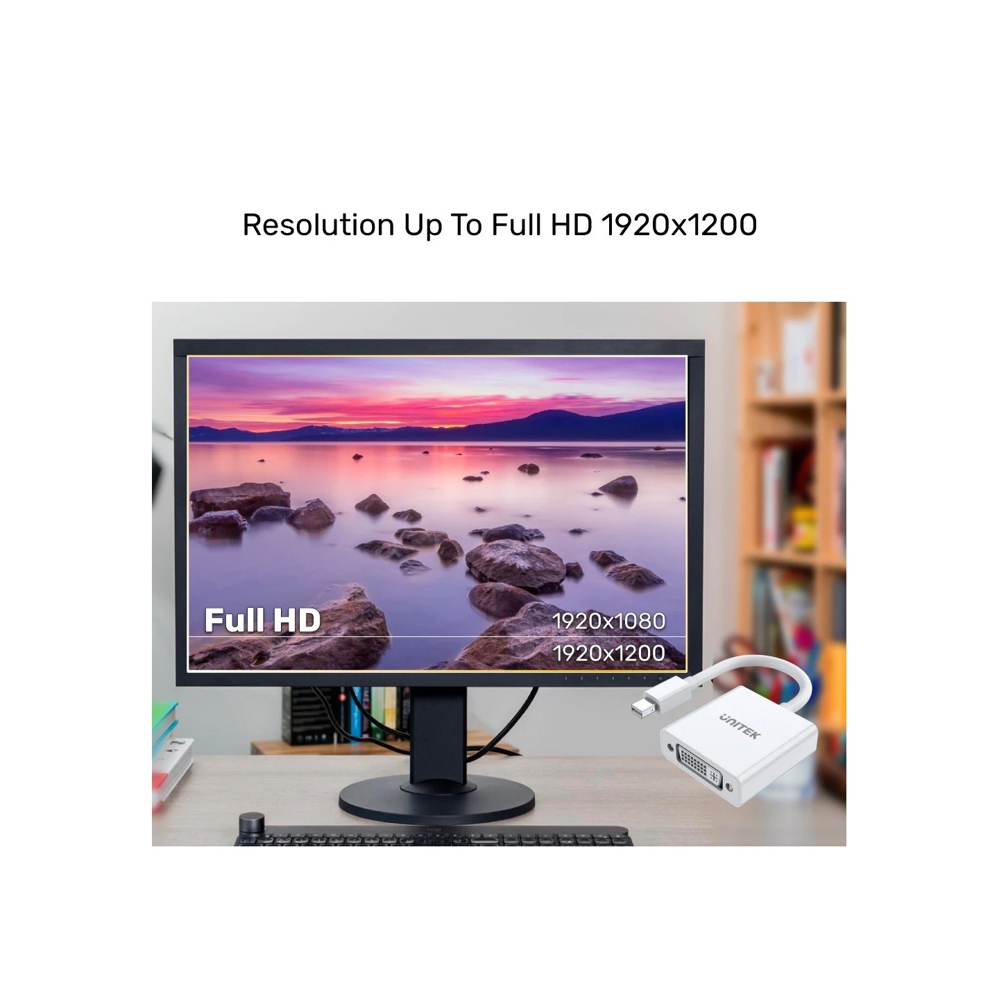 Unitek VC Mini DisplayPort to DVI - Y-6326WH — Buy in Cyprus with Fast Delivery