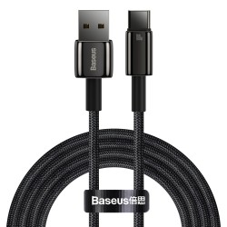 Baseus Tungsten Gold USB-C to USB-A 100W 2m Cable Black (Boxed) — Buy in Cyprus with Fast Delivery