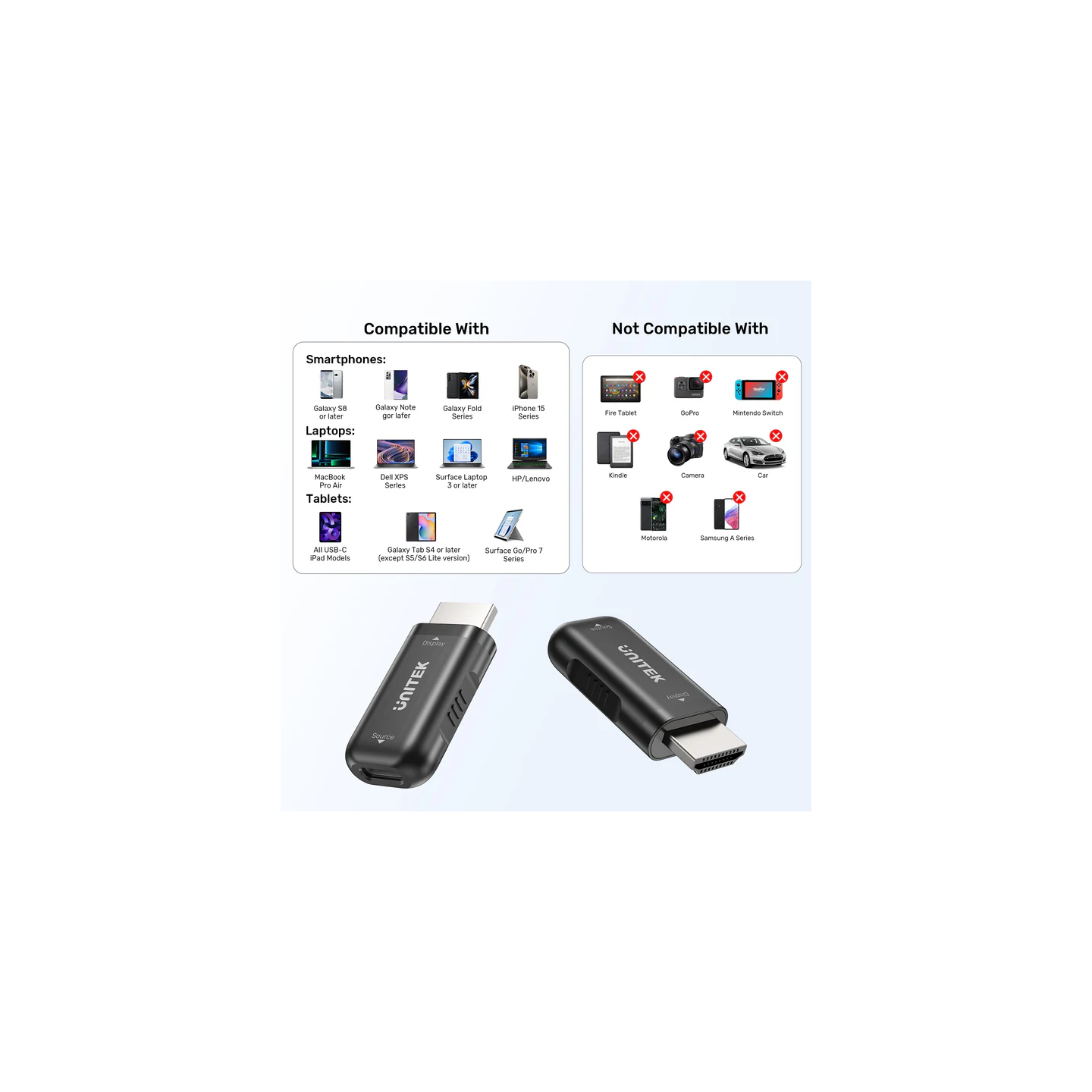 Unitek USB-C Female to HDMI Male Adaptor - V1187A - 4K — Buy in Cyprus with Fast Delivery