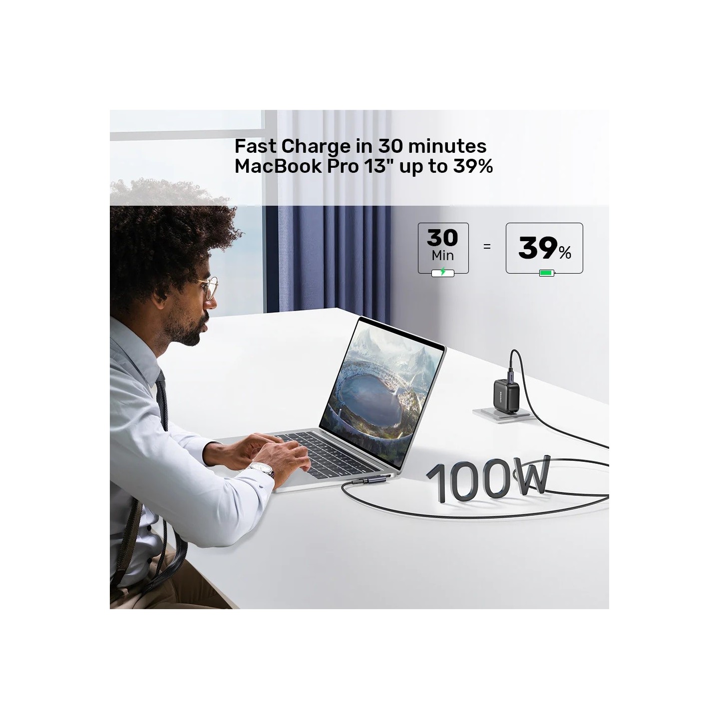 Unitek C14123BK-3M USB-C PD100W L-Shape Cable 3m (Boxed) — Buy in Cyprus with Fast Delivery